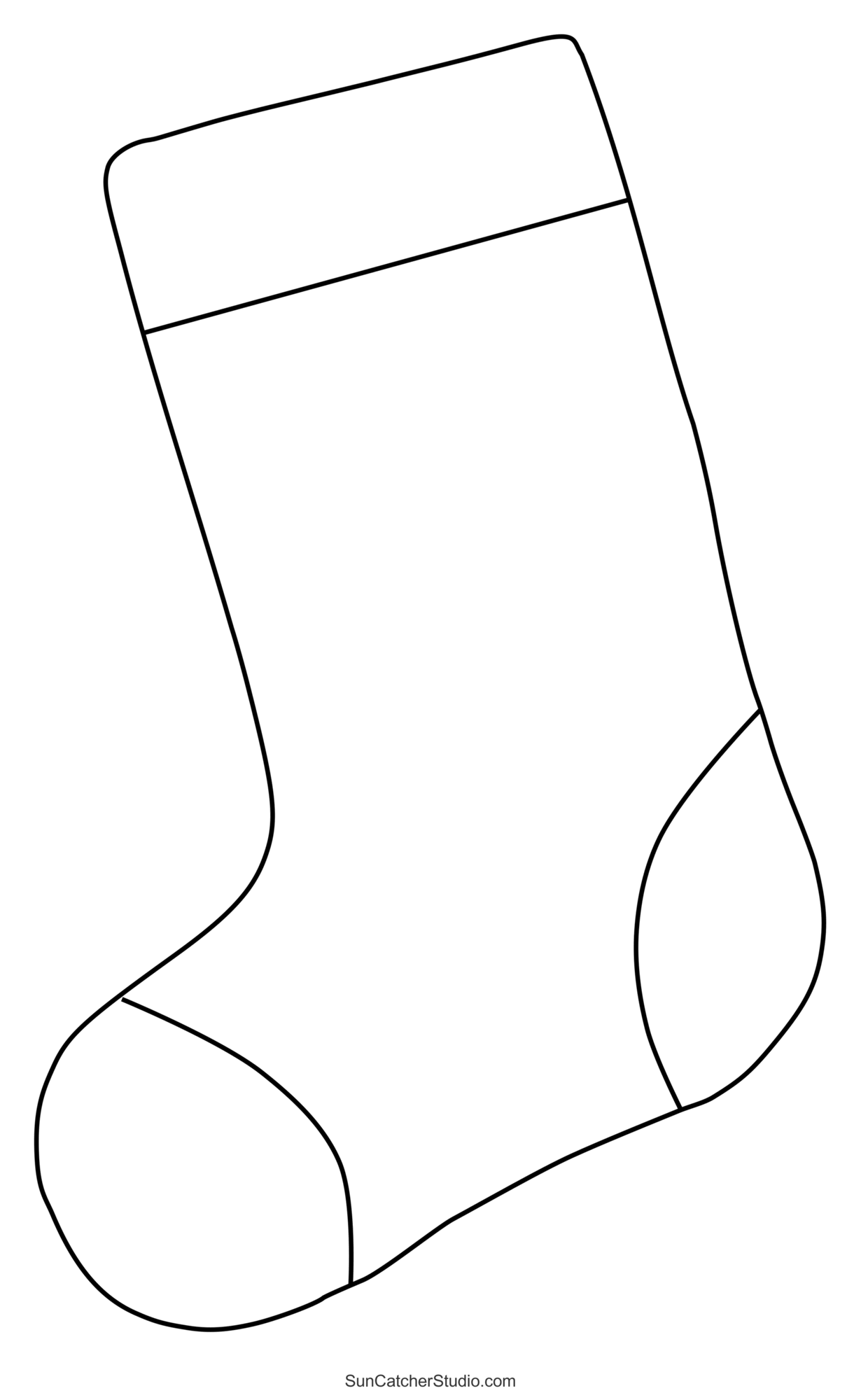 christmas stocking patterns (printable stencils & templates